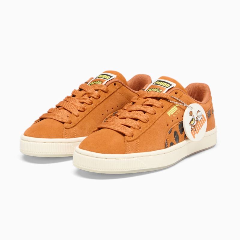 Puma | Boys Puma | Boys x CHEETOS Suede Big Kids Sneakers - Rickie Orange-For All Time Red-Warm White