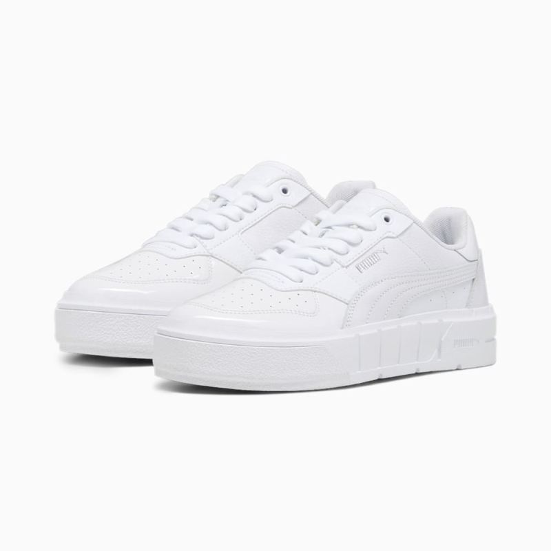 Puma | Women's Cali Court Patent Sneakers - White