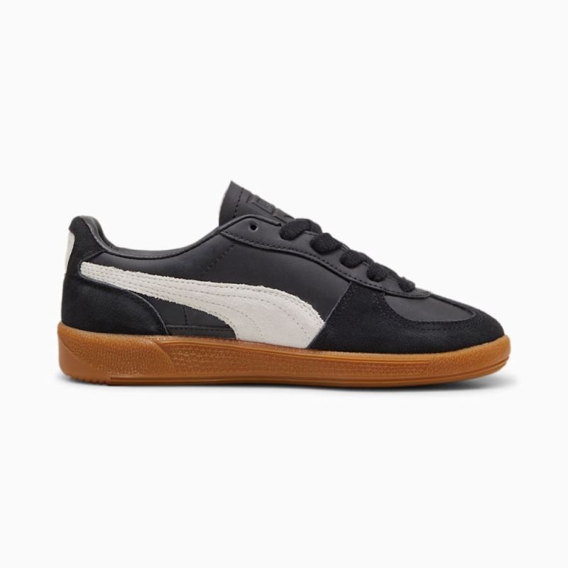 Puma | Girls Palermo Leather Big Kids Sneakers - Black-Feather Gray-Gum