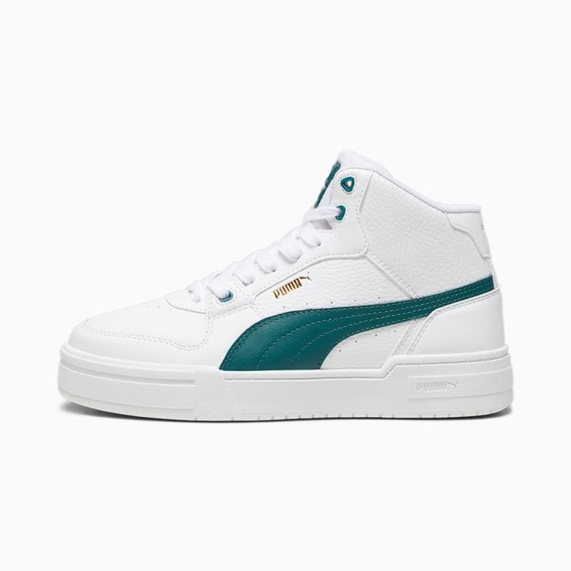 Puma | Women's CA Pro Mid Sneakers - White-Malachite