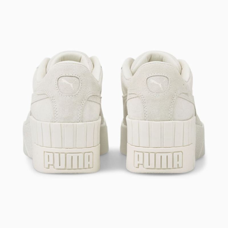 Puma | Women's Cali Wedge Tonal Sneakers - Pristine-Marshmallow