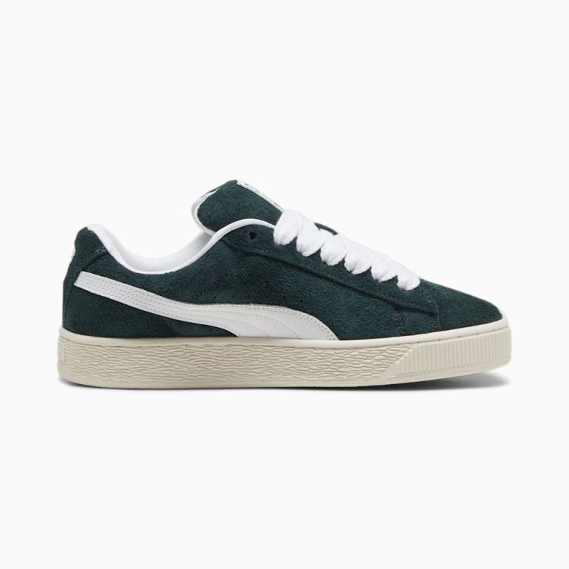 Puma | Men's Suede XL Hairy Sneakers - Ponderosa Pine-Frosted Ivory