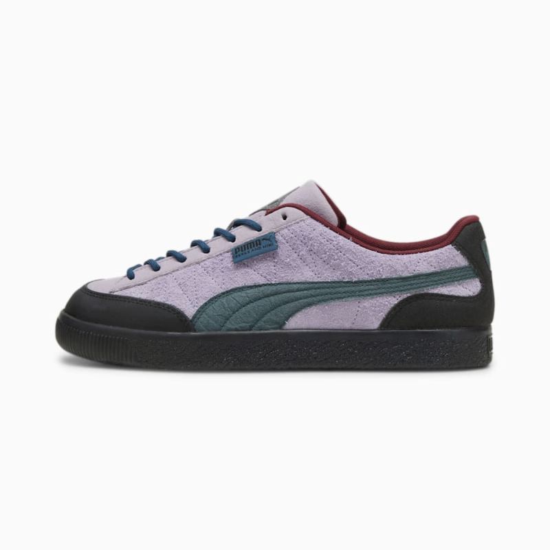 Puma | Men's x PERKS AND MINI Clyde Sneakers - Lavender Shock-Ocean Tropic