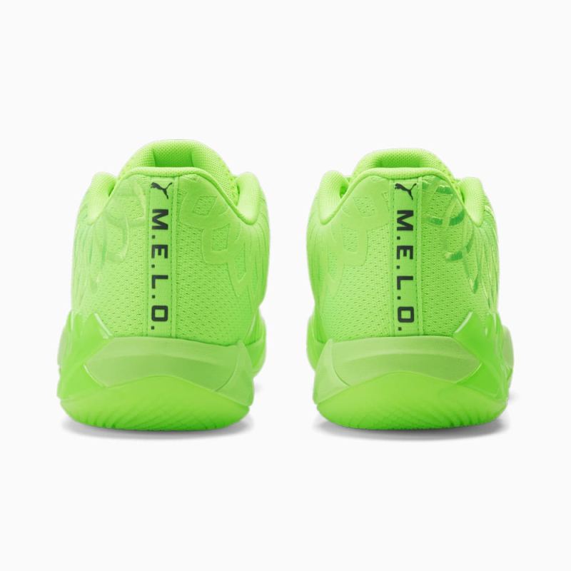 Puma | Men's x LAMELO BALL MB.01 Lo Basketball Shoes - Green Gecko-CASTLEROCK