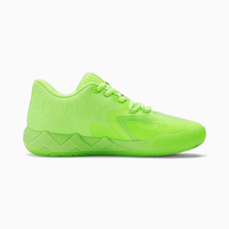 Puma | Men's x LAMELO BALL MB.01 Lo Basketball Shoes - Green Gecko-CASTLEROCK