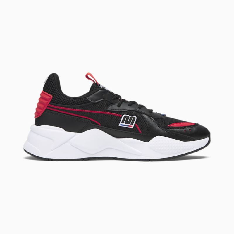 Puma | Men's BMW M Motorsport RS-X Garage Crews Sneakers - Black-Pop Red