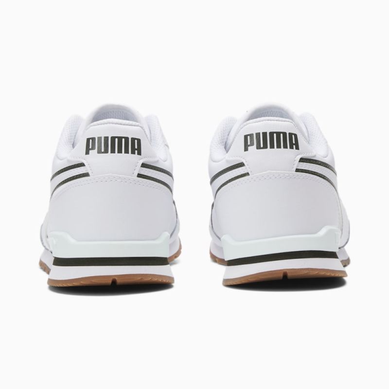 Puma | Men's ST Runner v3 Bold Sneaker - White-Forest Night