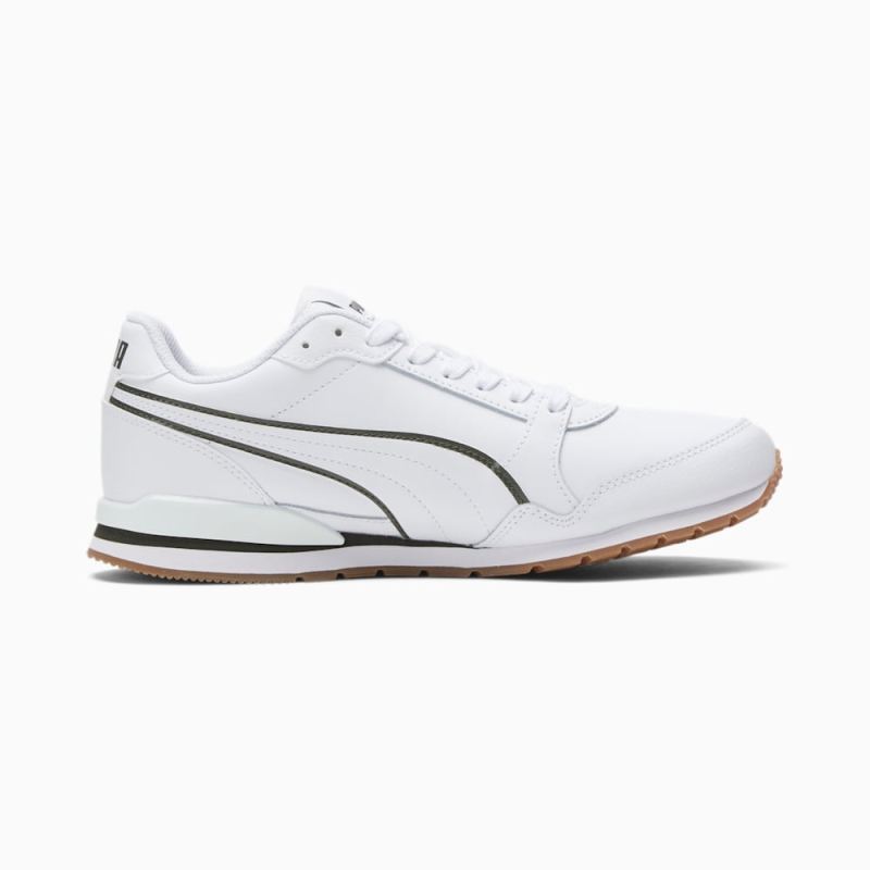 Puma | Men's ST Runner v3 Bold Sneaker - White-Forest Night