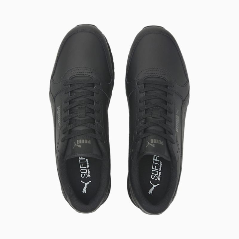 Puma | Men's ST Runner v3 L Sneakers - Black-Black