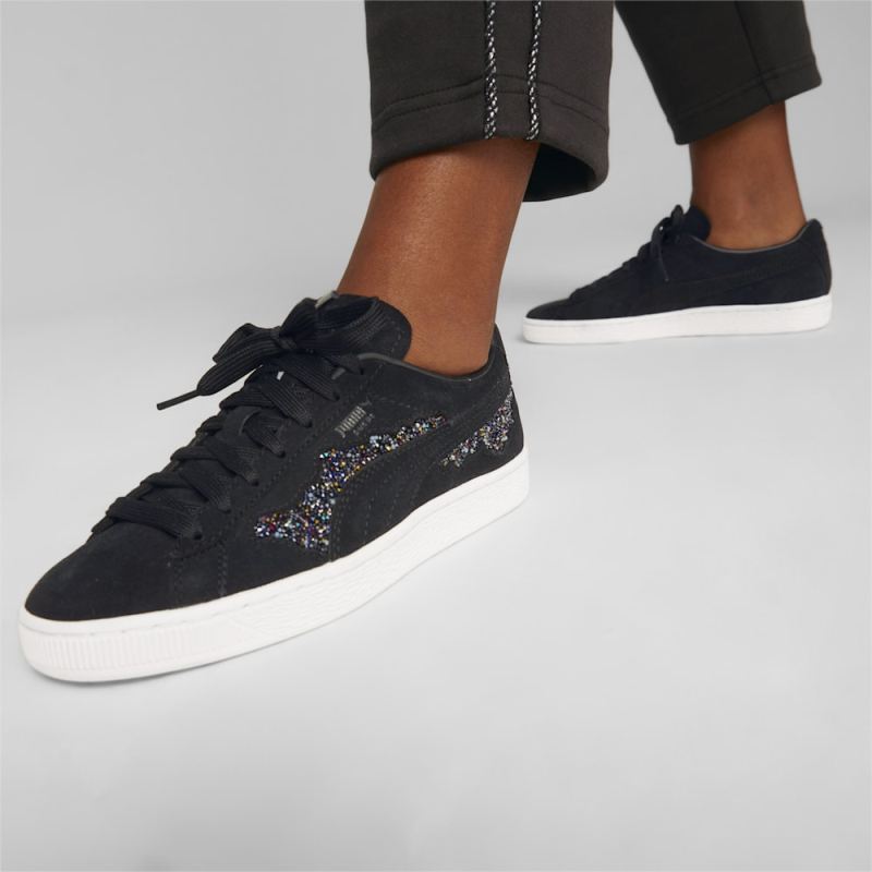 Puma | Women's x SWAROVSKI Suede Sneakers - Black