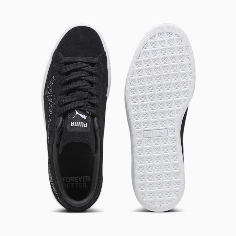 Puma | Women's x SWAROVSKI Suede Sneakers - Black