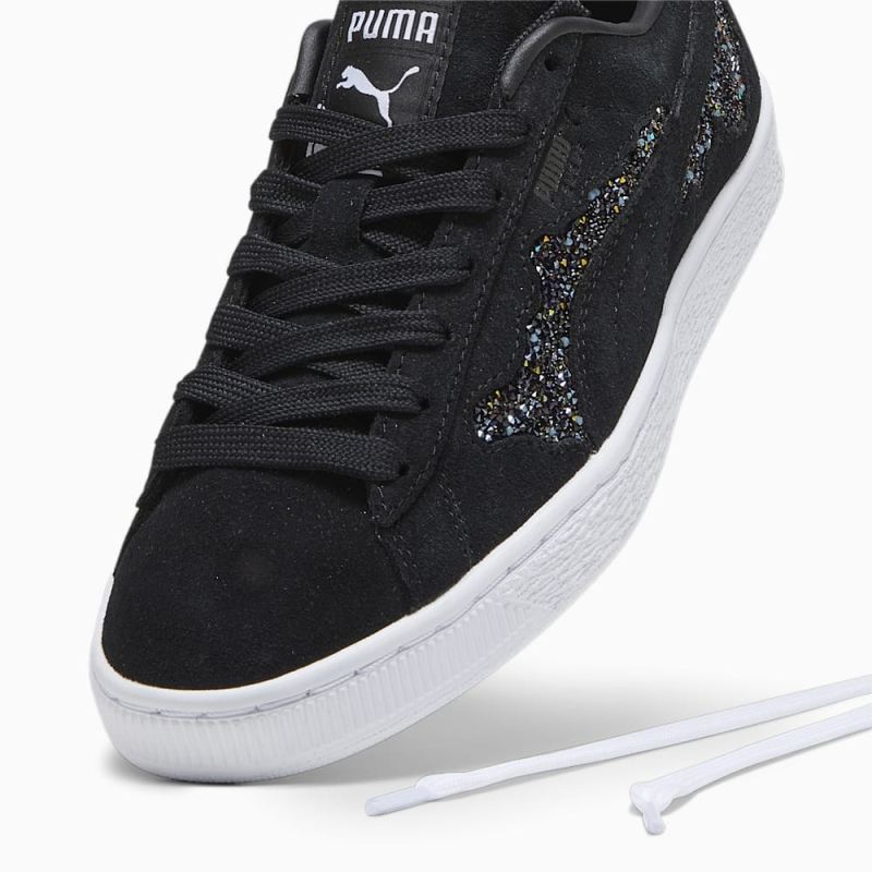 Puma | Women's x SWAROVSKI Suede Sneakers - Black