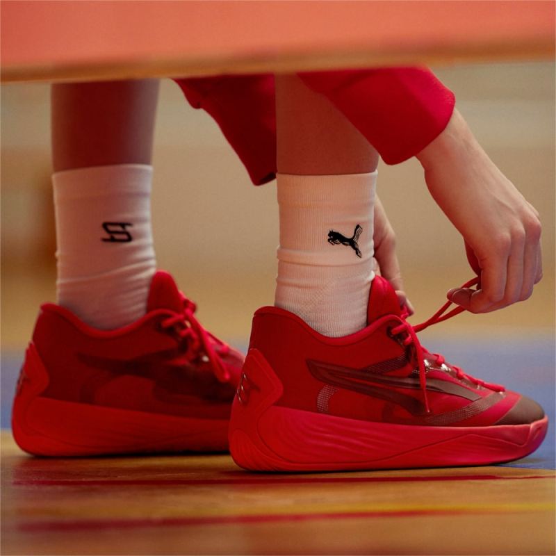 Puma | Women's STEWIE x RUBY Stewie 2 Basketball Shoes - Urban Red-Intense Red