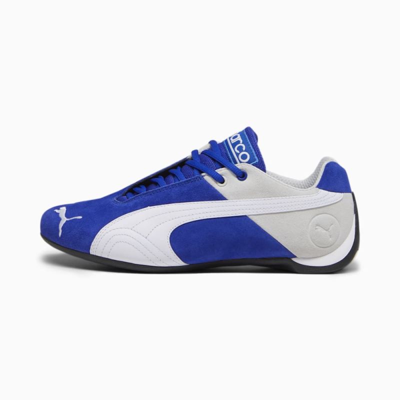 Puma | Men's x SPARCO Future Cat OG Driving Shoes - Reflex Blue C-White-Sedate Gray - Click Image to Close