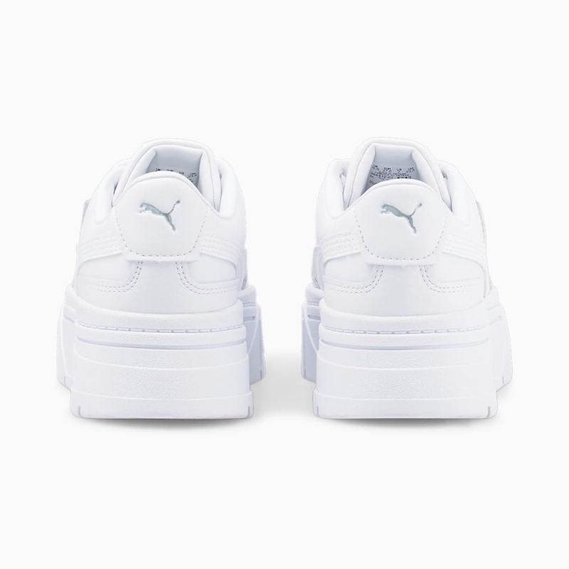 Puma | Women's Mayze Stack Leather Sneakers - White