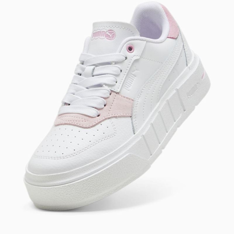 Puma | Girls Cali Court Match Big Kids Sneakers - White-Pink Lilac