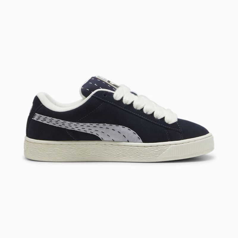 Puma | Men's Suede XL Skate Sneakers - New Navy-Vapor Gray