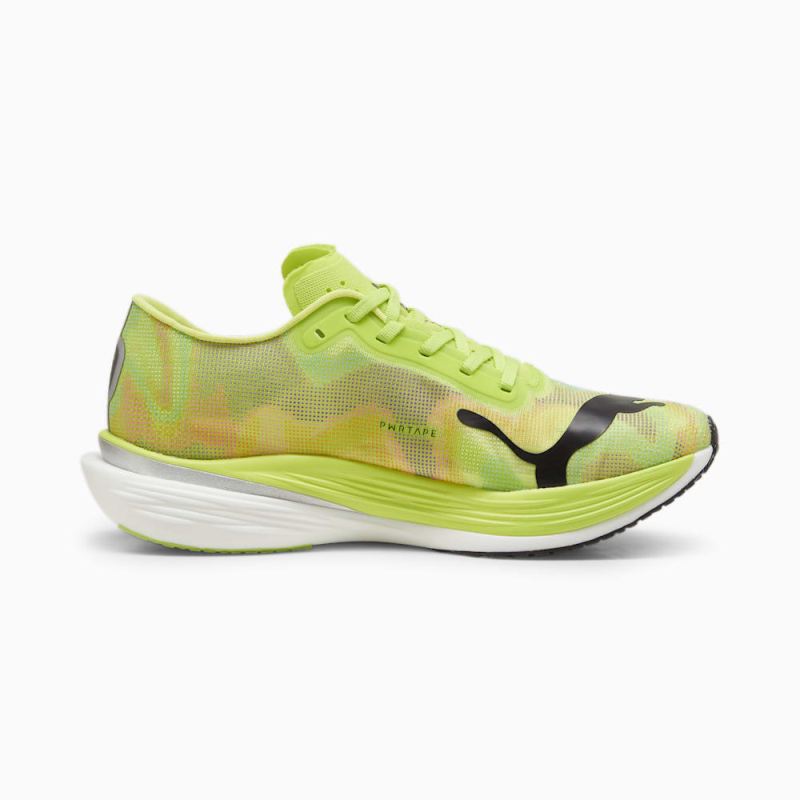 Puma | Men's Deviate NITRO Elite 2 Running Shoes - Lime Pow-Black-Poison Pink