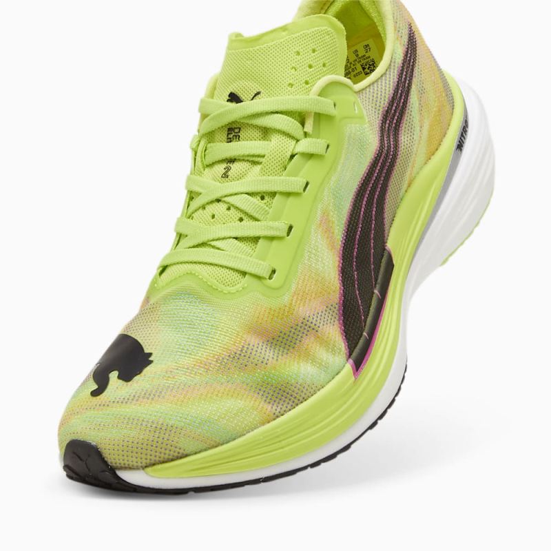 Puma | Men's Deviate NITRO Elite 2 Running Shoes - Lime Pow-Black-Poison Pink