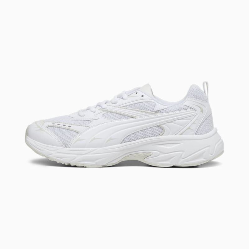 Puma | Women's Morphic Base Sneakers - White-Sedate Gray