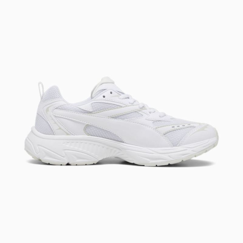 Puma | Women's Morphic Base Sneakers - White-Sedate Gray