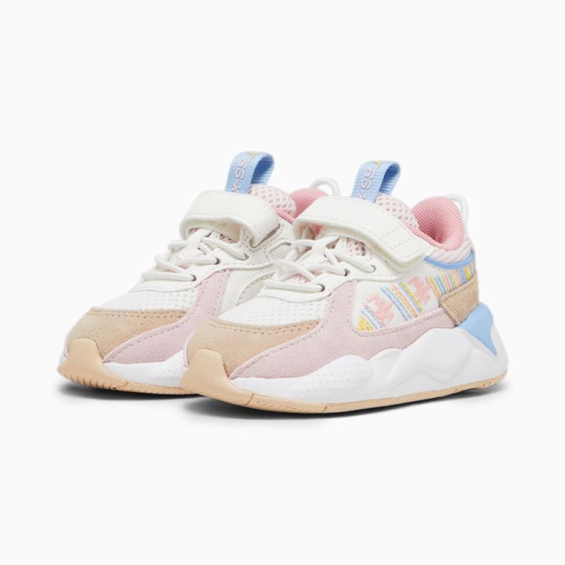 Puma | Girls RS-X Sweater Weather Toddlers Sneakers - Warm White-White