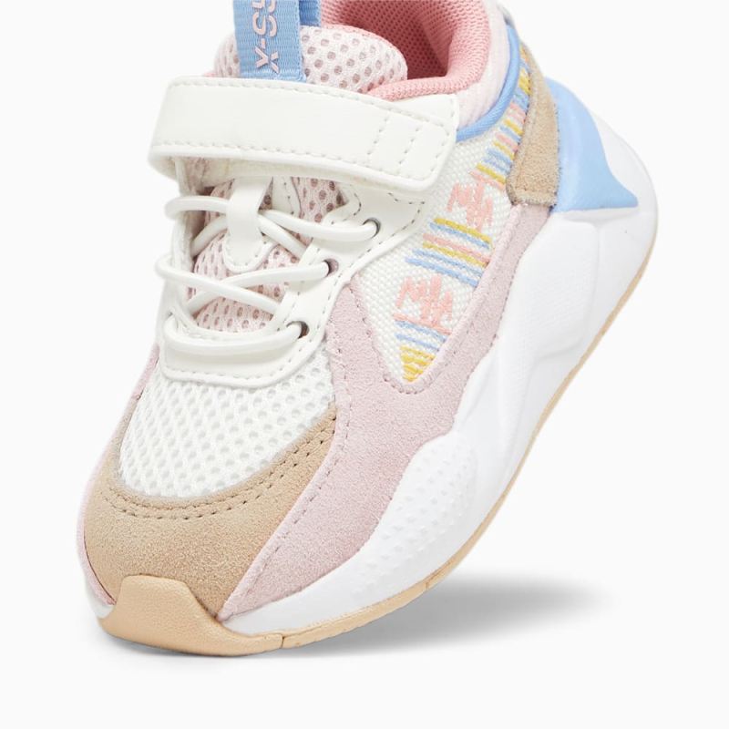 Puma | Girls RS-X Sweater Weather Toddlers Sneakers - Warm White-White