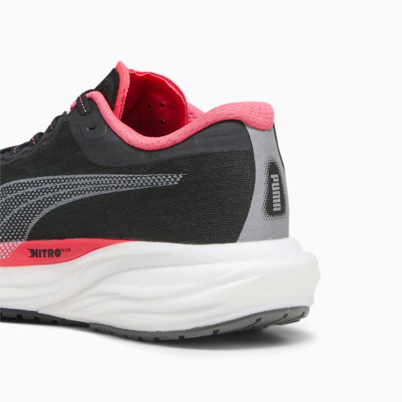 Puma | Women's Deviate NITRO 2 Running Shoes - Black-Fire Orchid