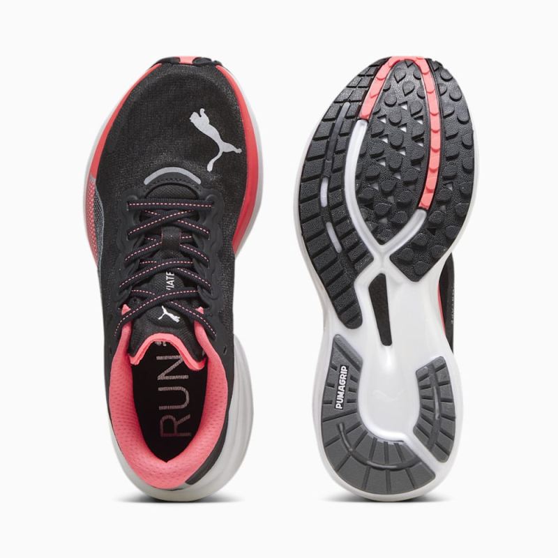 Puma | Women's Deviate NITRO 2 Running Shoes - Black-Fire Orchid