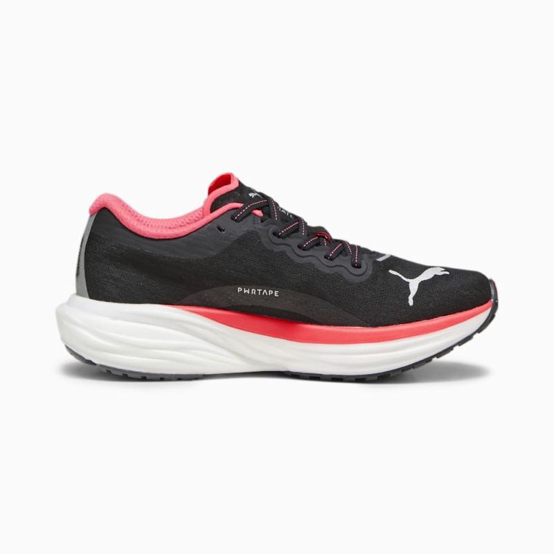 Puma | Women's Deviate NITRO 2 Running Shoes - Black-Fire Orchid