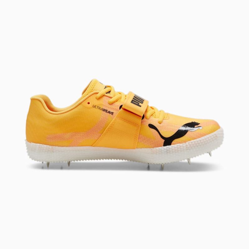 Puma | Men's evoSPEED High Jump 11 Ultraweave Track Spikes - Sun Stream-Sunset Glow-Black