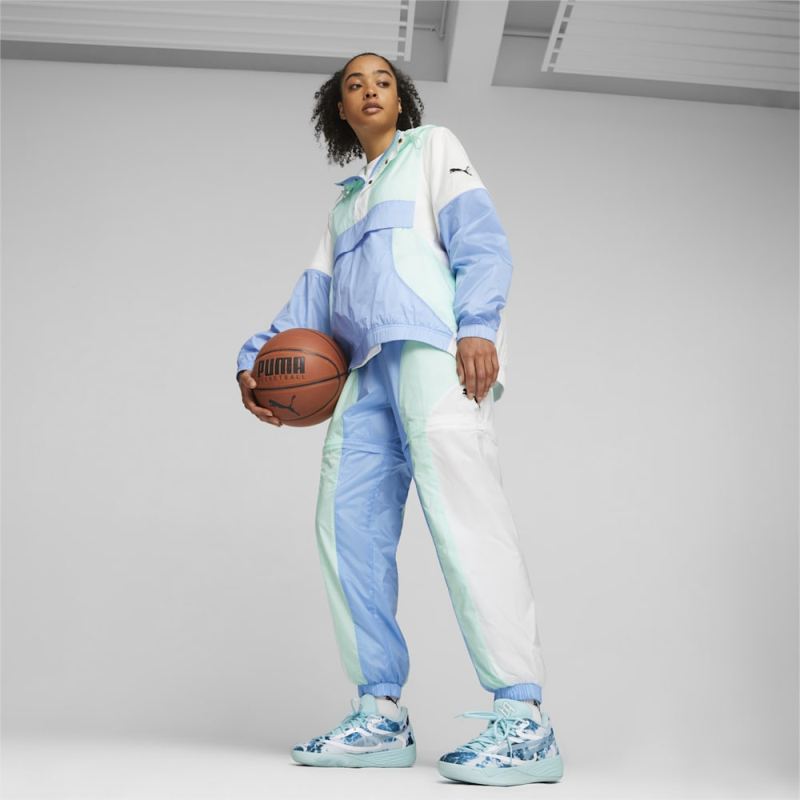 Puma | Women's STEWIE x WATER Stewie 2 Basketball Shoes - Light Aqua-White