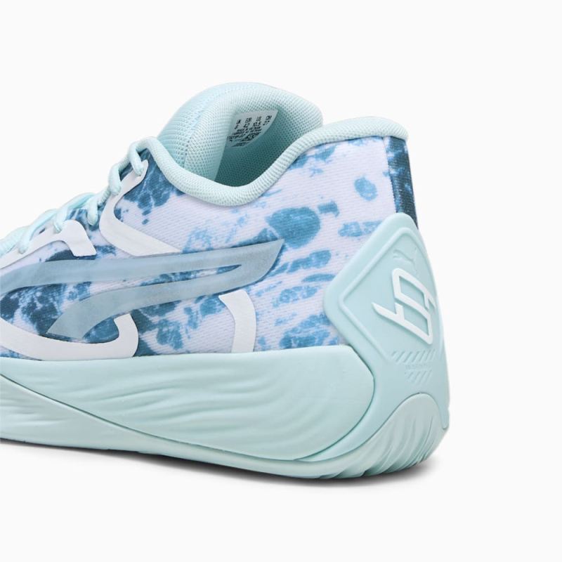 Puma | Women's STEWIE x WATER Stewie 2 Basketball Shoes - Light Aqua-White