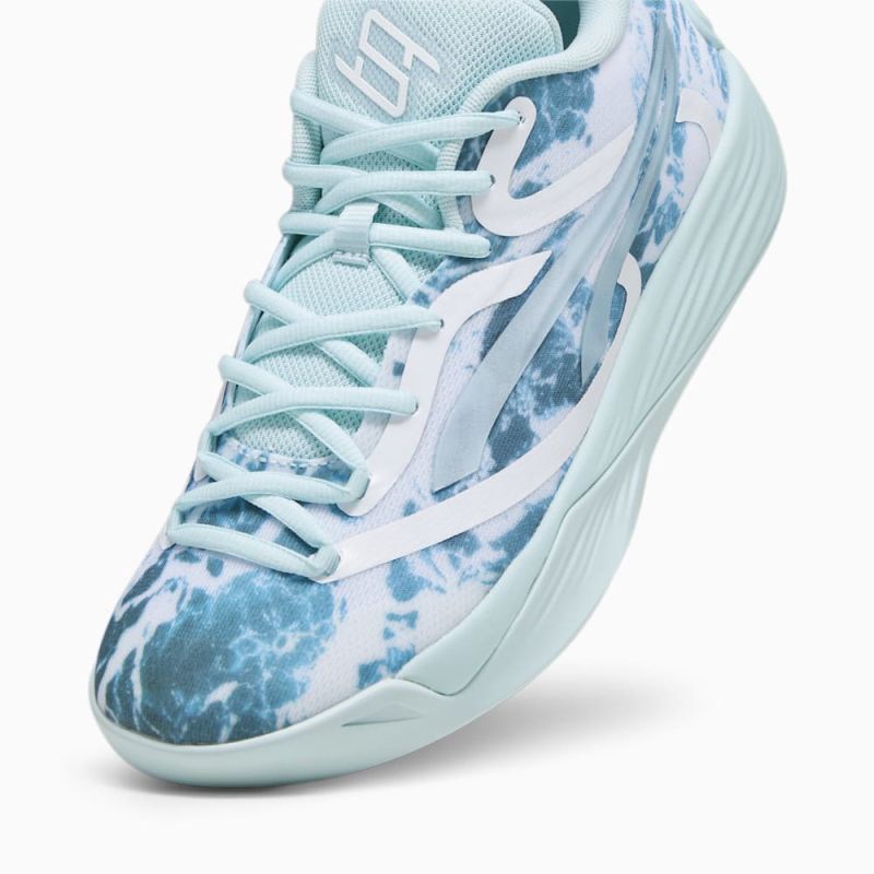 Puma | Women's STEWIE x WATER Stewie 2 Basketball Shoes - Light Aqua-White