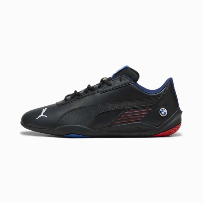 Puma | Men's BMW M Motorsport R-Cat Machina Motorsport Shoes - Black-Pop Red