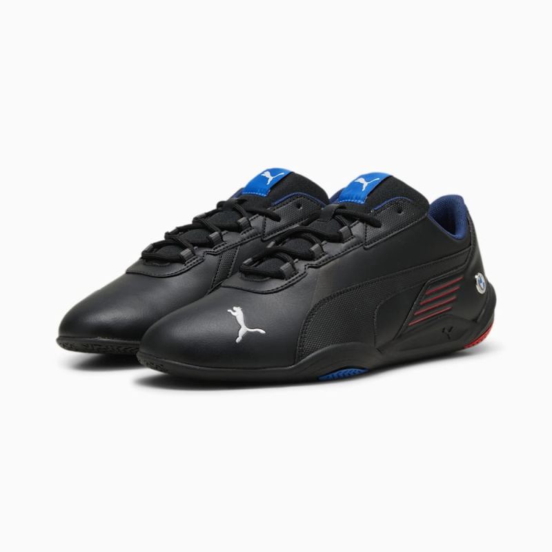 Puma | Men's BMW M Motorsport R-Cat Machina Motorsport Shoes - Black-Pop Red