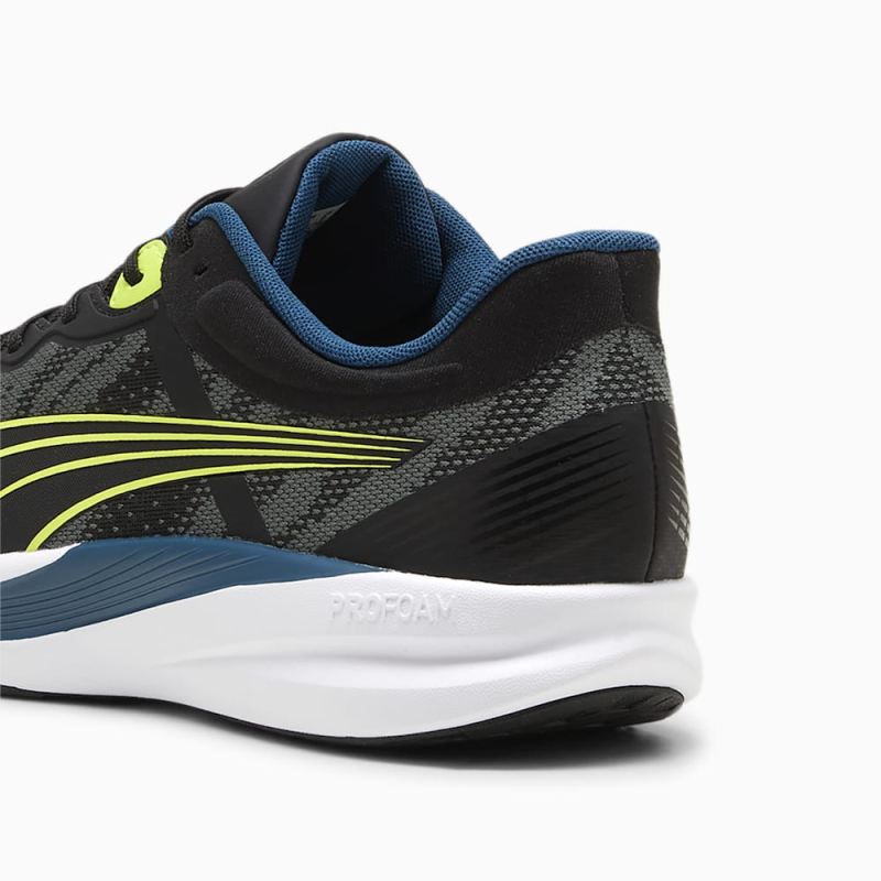 Puma | Men's Redeem ProFoam Engineered Running Shoes - Black-Silver-Lime Pow