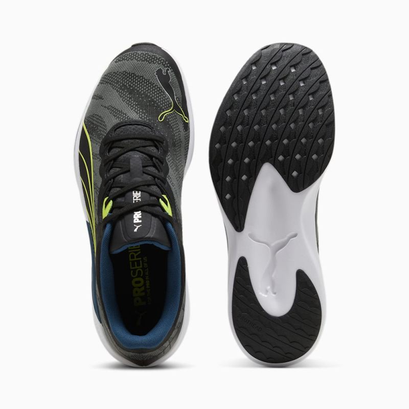 Puma | Men's Redeem ProFoam Engineered Running Shoes - Black-Silver-Lime Pow