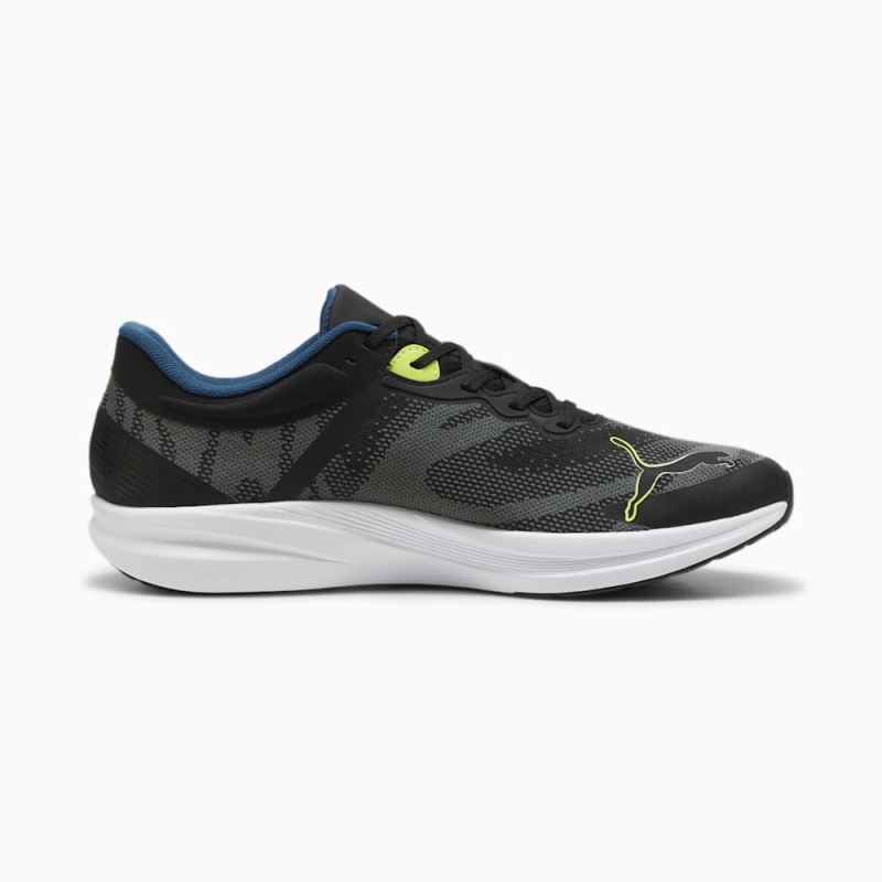 Puma | Men's Redeem ProFoam Engineered Running Shoes - Black-Silver-Lime Pow