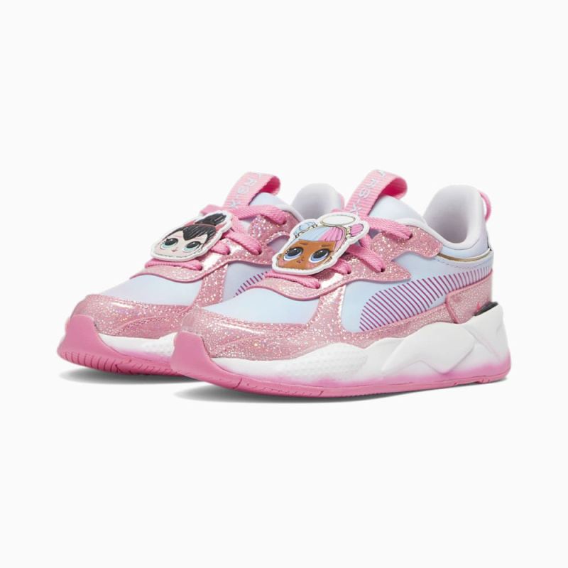 Puma | Girls Puma | Girls x L.O.L. SURPRISE! RS-X Little Kids Sneakers - Strawberry Burst-Silver Sky-White