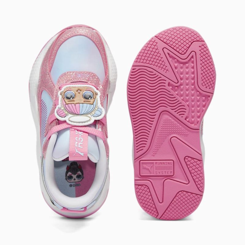 Puma | Girls Puma | Girls x L.O.L. SURPRISE! RS-X Little Kids Sneakers - Strawberry Burst-Silver Sky-White