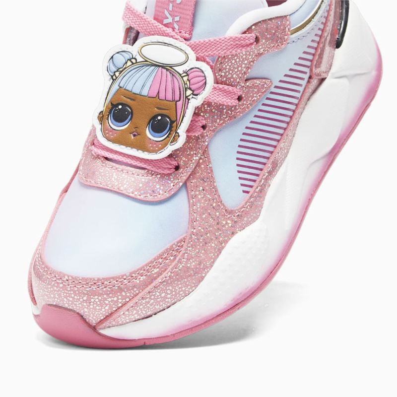 Puma | Girls Puma | Girls x L.O.L. SURPRISE! RS-X Little Kids Sneakers - Strawberry Burst-Silver Sky-White