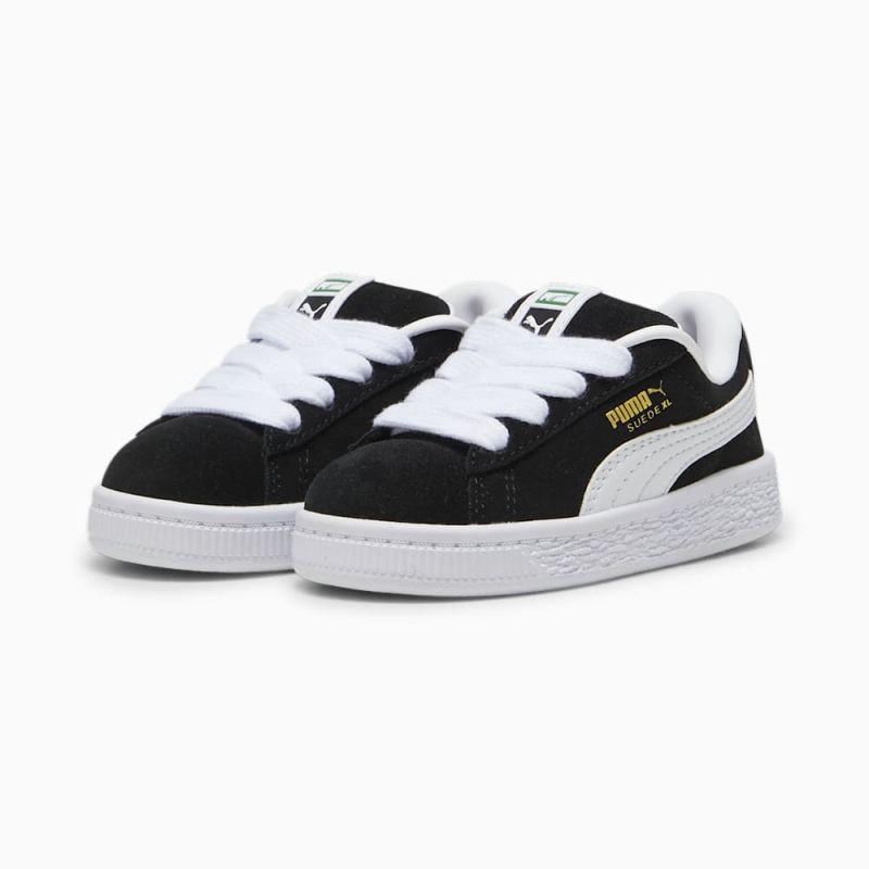 Puma | Boys Suede XL Toddlers Sneakers - Black-White