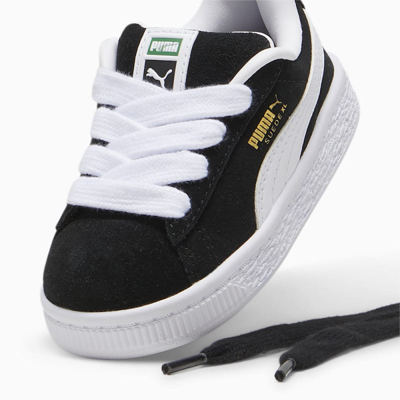 Puma | Boys Suede XL Toddlers Sneakers - Black-White