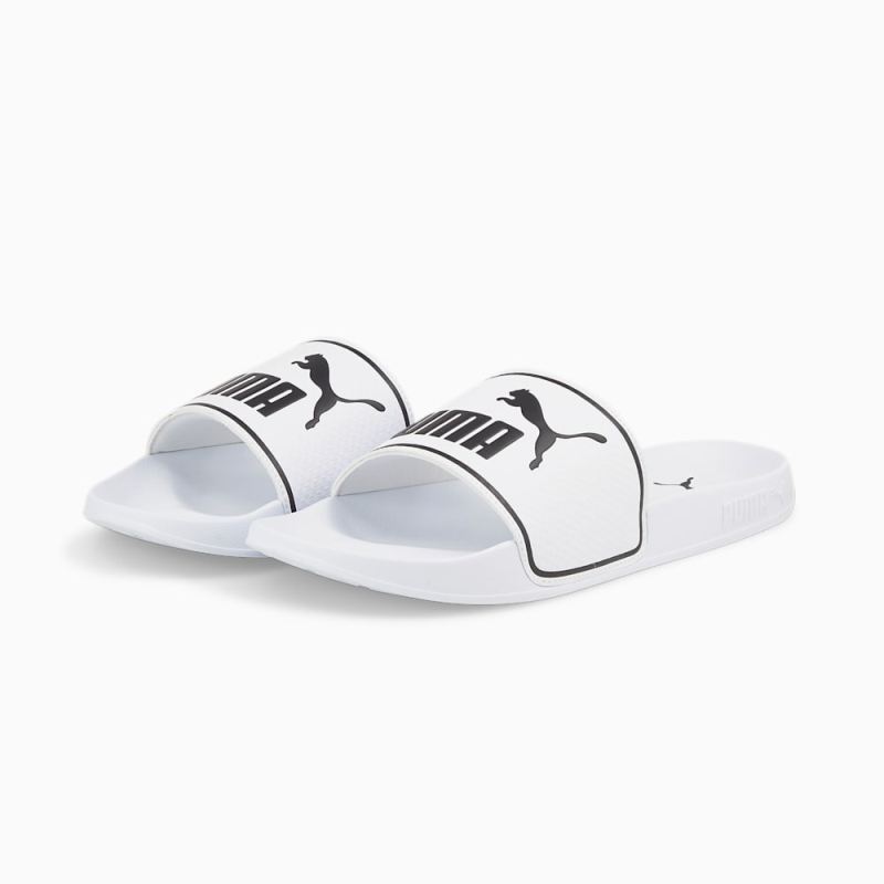 Puma | Men's Leadcat 2.0 Slides - White-Black