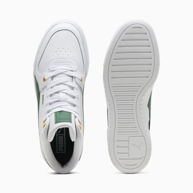 Puma | Men's CA Pro Mid Sneakers - White-Vine-Ginger Tea