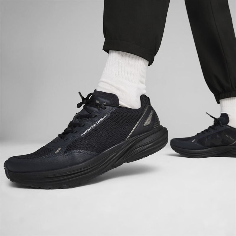 Puma | Men's Porsche Design NITRO Runner III Sneakers - Jet Black-Jet Black