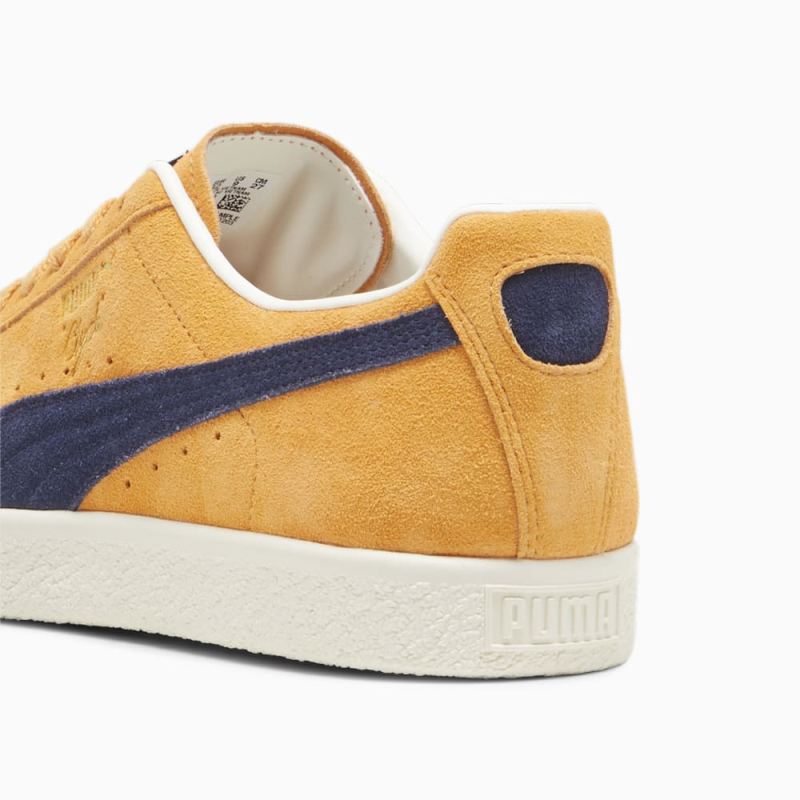 Puma | Men's Clyde OG Sneakers - Clementine-Navy