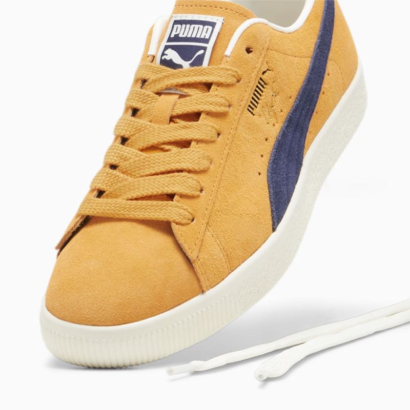 Puma | Men's Clyde OG Sneakers - Clementine-Navy