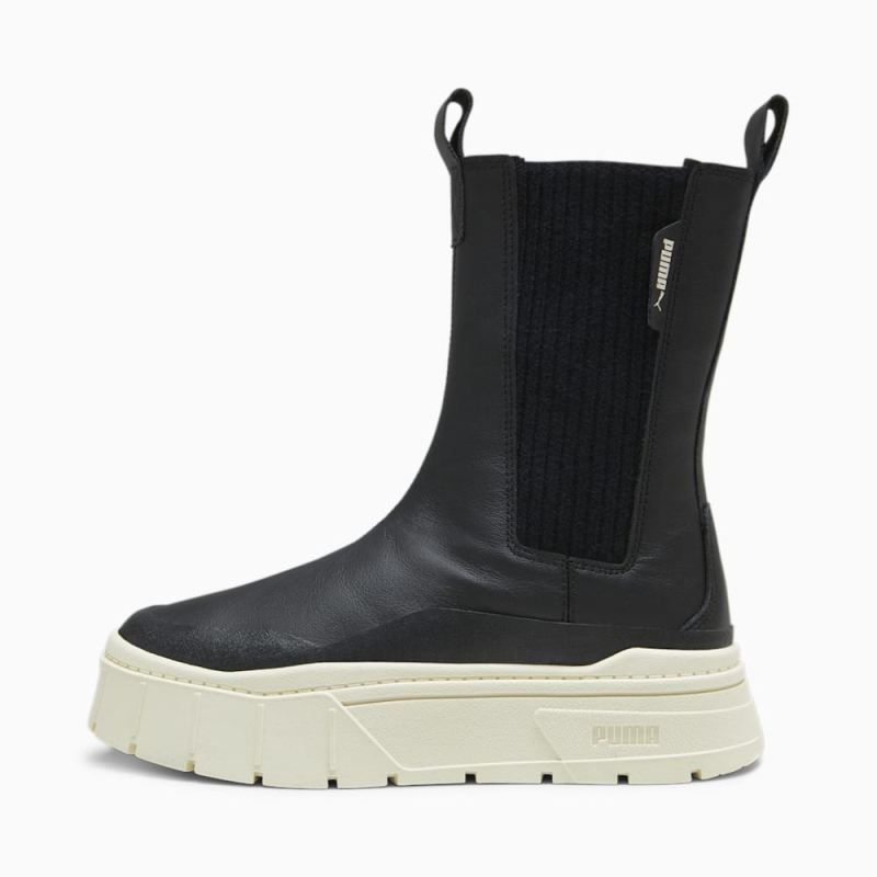 Puma | Women's Mayze Stack Chelsea Winter Boots - Black - Click Image to Close